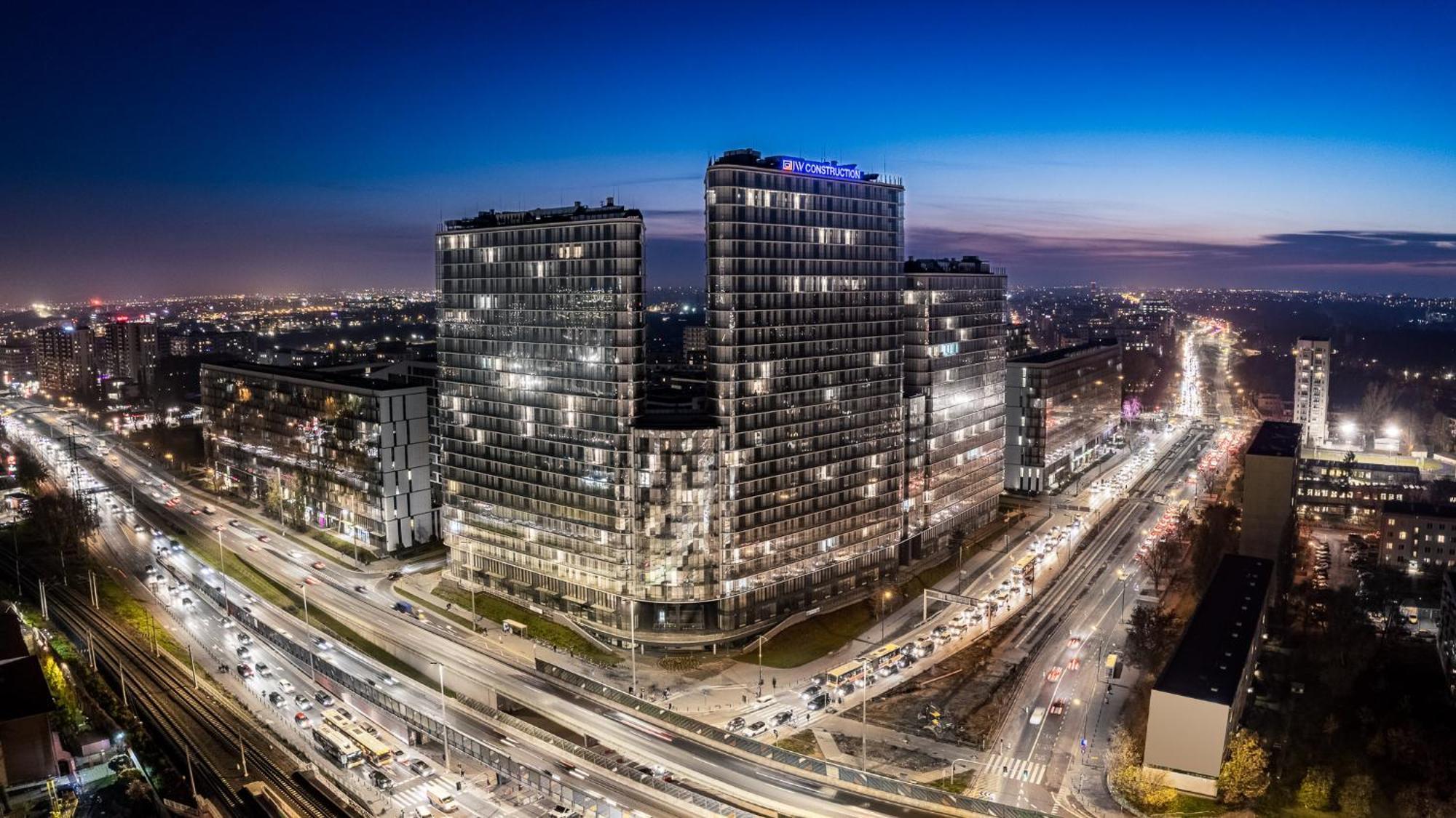 Luxury Design Apartments - Warsaw Tower Bliska Wola Exteriör bild